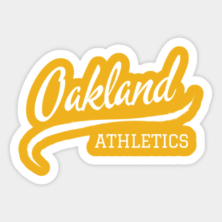 Oakland Athletics Wave Sticker